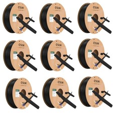 10KG eSUN PLA-LW 3D Printer Filament Light Weight foam Material 1.75mm 1KG Black picture