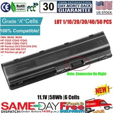 ✅LOT MU06 MU09 Battery for HP Pavilion 593553-001 G4 G6 G7 G62 CQ42 CQ56 DM4 US picture