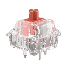 Gaming Fox Ultralight Linear Switches 110 PCS Prelubed Silent Red picture