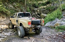 Cars 1999 nissan frontier offroad 44 truck custom Desk Mat Stitched picture