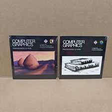 Lots Of 4 ACM SIGGRAPH 1990s Computer Graphics Proceedings CD-ROMs (411) picture