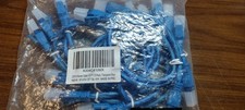 Mygatti Cat6 Ethernet Patch Cable 1.5 ft 10 Pack. Transparent Blue. picture