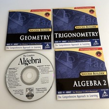 CD 💿 Multi Media Lot Geometry, Trigonometry, Calculus II & Algebra I zais picture
