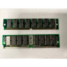 2x 16MB 4Mx32 EDO 72-Pin Non-parity 60ns 5V SIMM 32MB Vintage picture
