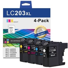 4PK LC203 LC203XL Ink Combo For Brother MFC-J480DW MFC-J880DW MFC-J4420DW LC201 picture