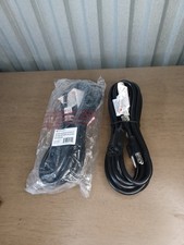 2x 15ft 16AWG Power Ext.  Black NEMA 5-15P to NEMA 5-15R,  ( 13A/125V ) See All picture