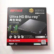 BUFFALO BRUHD-PU3-BK Portable UHD Blu-ray Drive Tested Working USB picture