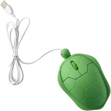 Cute Turtle Shape USB Wired Corded Mouse,1200Dpi 3 Buttons USB Plug N Play Wired picture