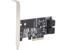 SYBA 4 x Port Non-RAID SATA III 6 Gbp/s and M.2 B Key 2242 PCI-e x4 Controller picture