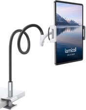 Lamicall Gooseneck Tablet Holder, Tablet Stand : Flexible Arm Clip Tablet Mount picture