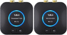 1Mii 2.4GHz Wireless Audio Transmitter Receiver Set 1 TX+1 RX for TV, 262Ft/8... picture