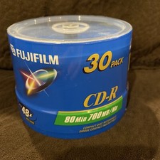 NEW SEALED • Fujifilm CD-R 80 Min 700MB 30 Pack Up To 48X Write Speed FUJI picture