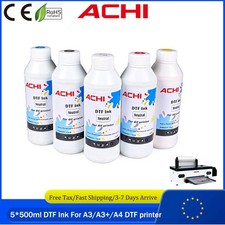 ACHI 5 Bottle 500ml DTF Ink For Epson DTF Printer Supply Equipment EU Stock picture