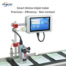 12.7mm Online Inkjet Printer 600DPI Date Batch QR Code picture