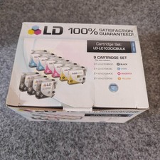 LD LC103 Ink Cartridge Set 7 of 9 Open Box Bulk Black Cyan Magenta Yellow picture