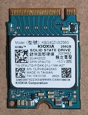KIOXIA / DELL 256GB PCIe 3.0 NVMe M.2 SSD SOLID STATE HARD DRIVE - KBG40ZNS256G` picture