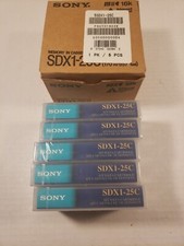 NEW SEALED 5 Pack Sony  SDX1-25C AIT Data Cartridge 25/50 GB picture