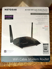 NETGEAR C6220 AC1200 Dual-Band DOCSIS 3.0 Cable Modem WiFi Router 4-Port picture