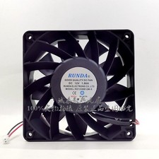 1PCS RUNDA RD1238B12M-S 12V 1.86A High-Airflow Fan for Inverters picture