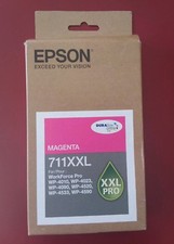 09/2021 NEW Epson T711XXL T711XXL320  Magenta High-Yield Ink WP-4010 4023 4090 . picture
