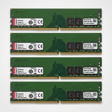 Kingston 64GB 4x16GB DDR4-2666 PC4-21300 1Rx8 UDIMM KVR26N19S8/16 Tested picture