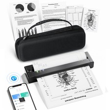 TATTMUSE A28U Inkless Thermal Portable Travel Printer 8.5 x 11 A Case picture