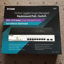 D-Link DGS-1210-10P Smart Managed Gigabit PoE+ Rackmount Switch RJ-45/SFP picture