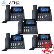PACK OF 5 Yealink SIP-T46U Gigabit IP Business Phone 16 Lines VoIP PoE HD - NEW picture