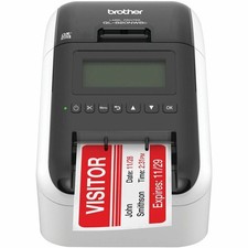 Brother QL-820NWBC Desktop Direct Thermal Printer Two-color Label Print picture