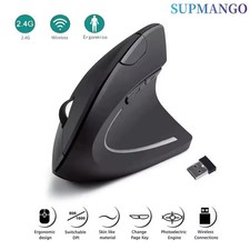 Vertical Mouse Ergonomic 2.4GHz Wireless Optical Mice 3 Adjustable DPI 800/1200/ picture