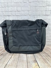 TUMI T-TECH 51212D Black Nylon Expandable Messenger Laptop Bag Office Business picture