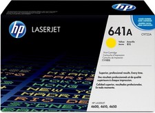 HP 641A C9722A Yellow Original Color LaserJet Toner Cartridge 8000 Pages New picture