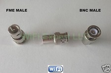 1 x BNC Male Plug to FME male Jack RF Coax Adapter Connector Converter US picture