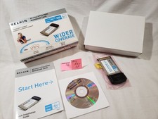 BELKIN Wireless G Plus MIMO Network Card F5D9010 PCMCIA laptop 802.11g 802.11b picture