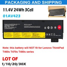 🧡LOT 1-30x 61 Battery 01AV423 For Lenovo Thinkpad T470 T480 T570 T580 P51s P52s picture