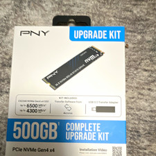 PNY CS2340 500GB M.2 2280 NVMe PCIe Gen4x4 SSD Kit USB 3.2 Adapter picture