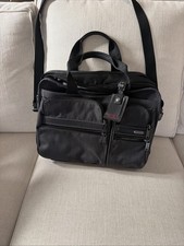 Tumi Large Crossbody Grey  Expandable picture