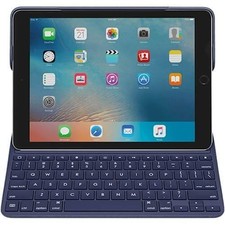 Logitech Create Backlit Keyboard Blue Case Apple iPad Pro 1st 2nd (9.7