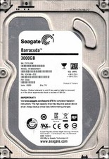 ST3000DM001 P/N: 1CH166-572 F/W: CC44 TK Z1F1 12/2012 Seagate 3TB picture