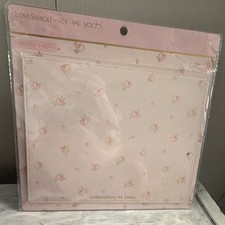 LoveShackFancy x yoobi Pink Floral Pattern Mouse Pad Non-Slip PVC 9x9 in picture