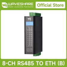 Waveshare 8-Ch RS485 to RJ45 Ethernet Serial Server 8 Channels RS485 Modbus Gate picture