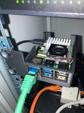 Raspberry Pi 5 Rack Mount 19-Inch Server Rack Bracket Holder RPi5 1U picture