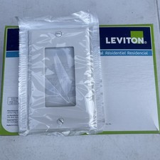 LEVITON 80401-W 1-GANG DECORA GFCI DEVICE WALLPLATE FACEPLATE, 20 PACK picture