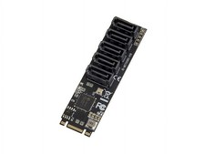 Internal 5 Port Non-RAID SATA III 6GB/s M.2 B+M Key Adapter Card Desktop picture