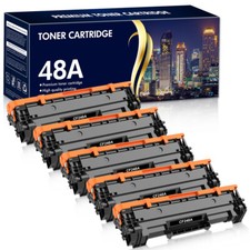 5 Pack CF248A Black Toner Replacement for HP 48A LaserJet Pro M29W M16W MFP M31W picture