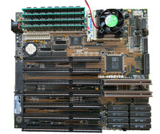 ASUS ISA-486SV2B Socket 3 MB + Cyrix 486DX2-80 (5v) + 64Mb RAM (4x16Mb) + cooler picture