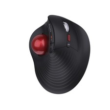 Wireless Vertical Trackball Mouse 2.4G/Bluetooth 5.0 TypeC Adjustable Red picture