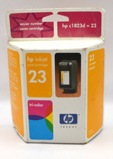 NEW GENUINE HP 23 Tri-Color Ink Cartridge (HP C1823D) OEM picture