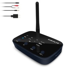 SIMOLIO Long Range HD Bluetooth Receiver for Home Stereo w/EQ & VOL Control NEW picture