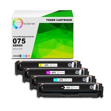 TCT Compatible BCMY Toner Cartridge Replacement for Canon 075 – 4-Pack picture